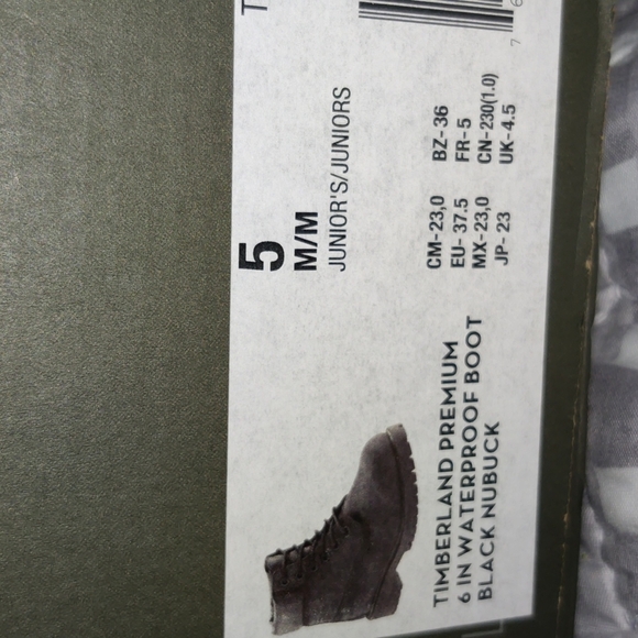 TIMBERLAND 6 Inch Premium' Waterproof Boot size 5 - Picture 8 of 8